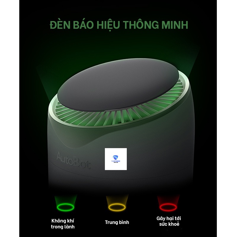 Máy lọc không khí ô tô hàng hiệu autobot, máy lọc không khí mini ion âm lọc bụi mịn, hút mùi hôi, khói thuốc