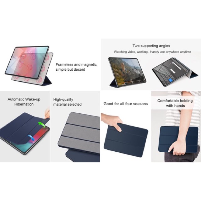 Bao da Baseus Simplism Y-Type Leather Smart Case For iPad Pro (2018/2020)- 11/12.9 inch
