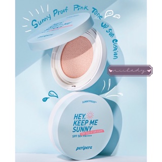 Phấn nước chống nắng Peripera Sunnyproof Pink Tone Up Sun Cushion