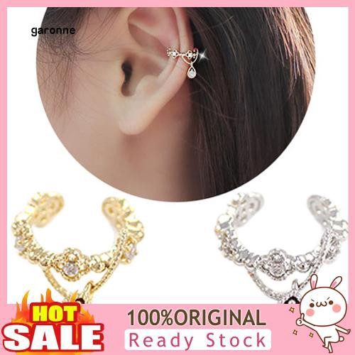 Khuyên vành tai đính đá phong cách trẻ trung cá tính dành cho nữ