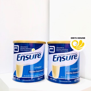 Sữa bột ensure abbott đức hộp 400g hương vani - đức