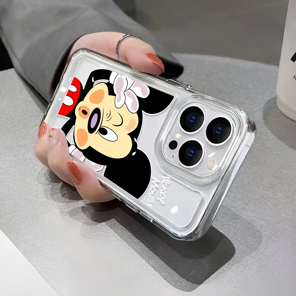 Ốp Điện Thoại Trong Suốt Họa Tiết Hoạt Hình Grimace Mickey Cho iphone 14 Plus 11 13promax 12 7Plus X XS Max 7 8 SE 2020
