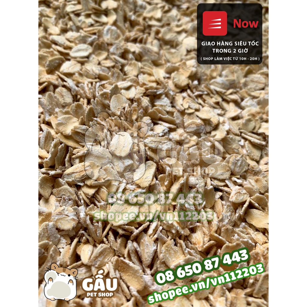 [Giá sỉ] 500gr Yến Mạch Sữa cho Hamster