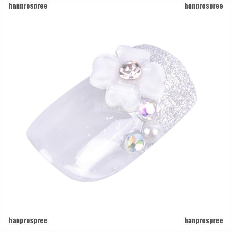 Bộ 24 Móng Tay Giả Đính Đá Lấp Lánh Nữ Tính