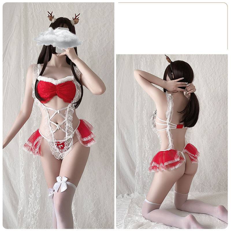 Bộ Đồ Lót Hóa Trang Cô Hầu Gái Gợi Cảm Cho Nữ