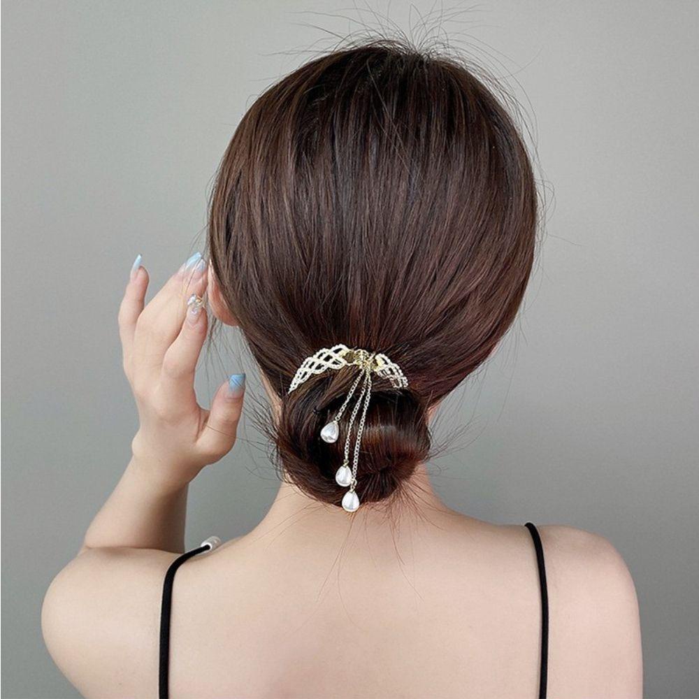Kẹp Tóc Tua Rua Kiểu Dáng Sang Trọng Dành Cho Nữ