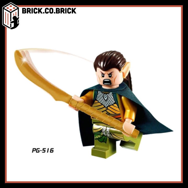 Lính Trung Cổ Trò Chơi Vương Quyền Lord of the Rings Đồ Chơi Non LEGO Minifigure Castle PG8027