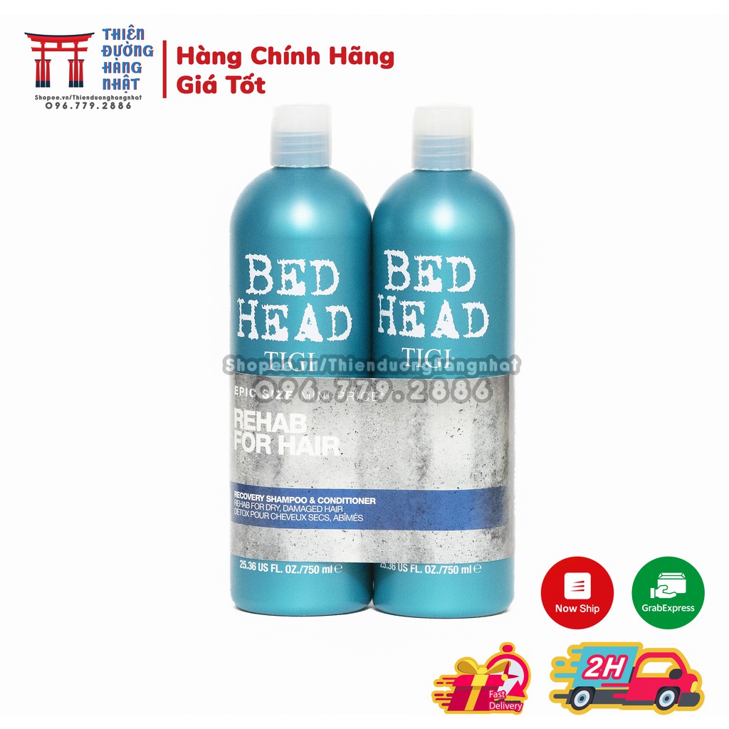 Dầu gội xả TIGI Bed Head phục hồi tóc hư tổn, tạo độ phồng và dưỡng tóc 750ml | BigBuy360 - bigbuy360.vn