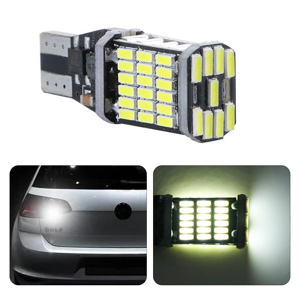 Đèn Lùi Xe Siêu Sáng 1200LM DC 12V T15 W16W 45 SMD 4014 Dành Cho Ô Tô