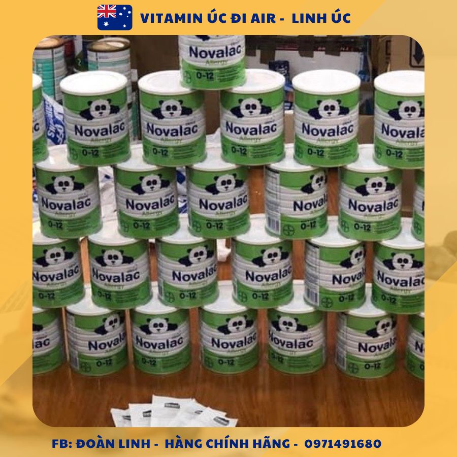 Sữa gạo Novalac Úc 800g, Hàng chuẩn úc đi air, Sữa gạo Novalac Allergy Úc 800g dành cho trẻ dị ứng đạm  bò, Date xa