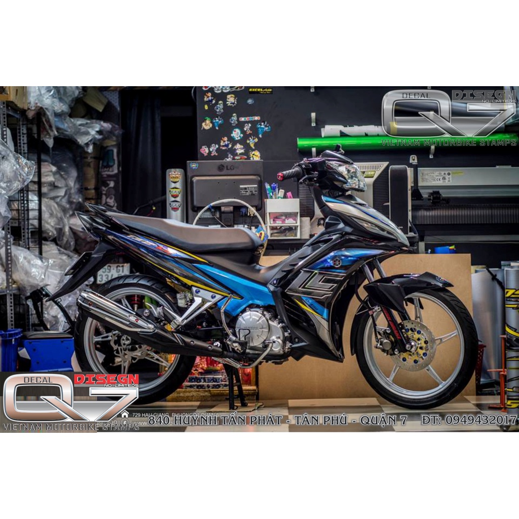 TEM RỜI EXCITER 2011 LC XANH ĐEN TỔ ONG