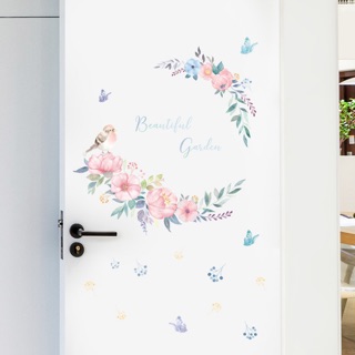Decal dán tường hoa lá chim MS-72