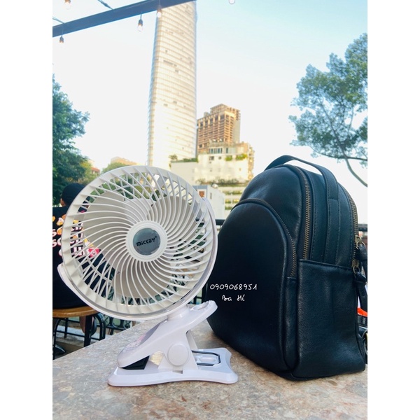 Quạt Sạc Kẹp MICKEY TD-806