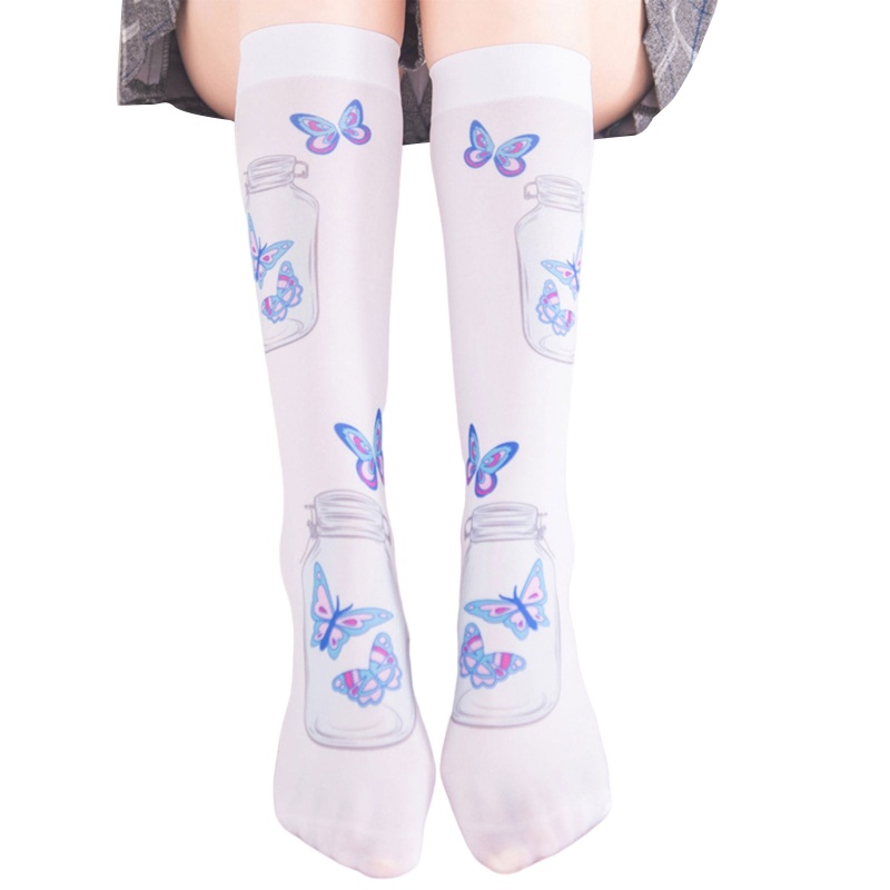 Vớ Dài Đến Đầu Gối Co Giãn Hóa Trang Nhân Vật Hoạt Hình Anime Nhật Bản Phong Cách Harajuku Cho Nữ