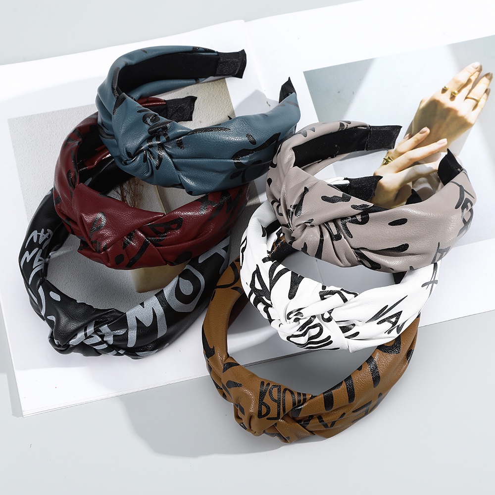 Cài Tóc Haimeikang Bằng Da Phong Cách Hàn Quốc Hợp Thời Trang