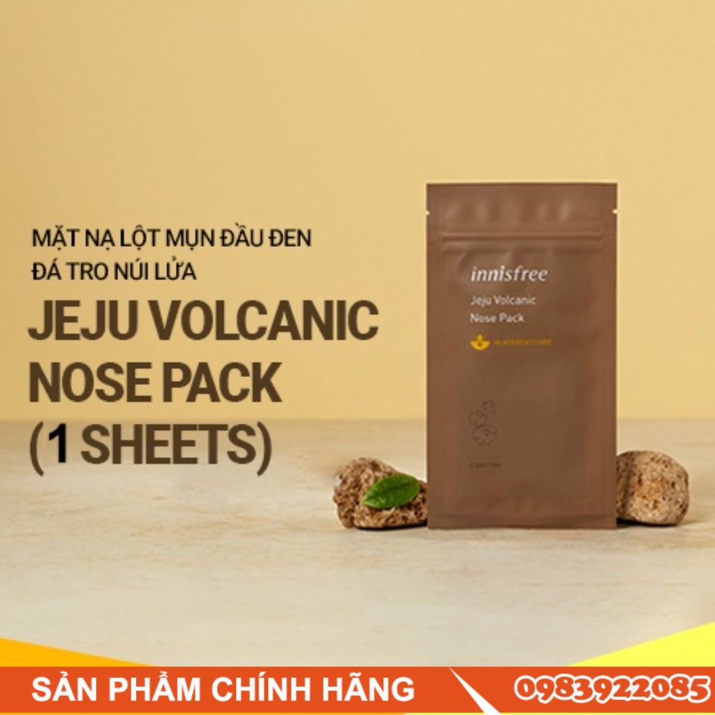 Miếng lột mụn đầu đen Innisfree Jeju Volcanic Nose Pac
