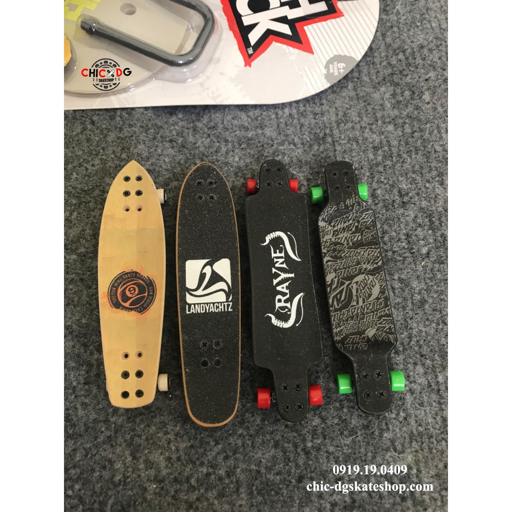 Tech deck longboard - mô phỏng các hãng longboard nổi tiếng chính hãng Tech deck