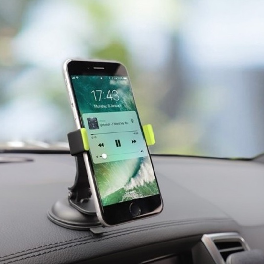 CHÍNH HÃNG Giá đỡ kẹp điện thoại trên taplo ô tô hút kính ô tô, xe hơi nhãn hiệu Hoco CA40 nhỏ gọn