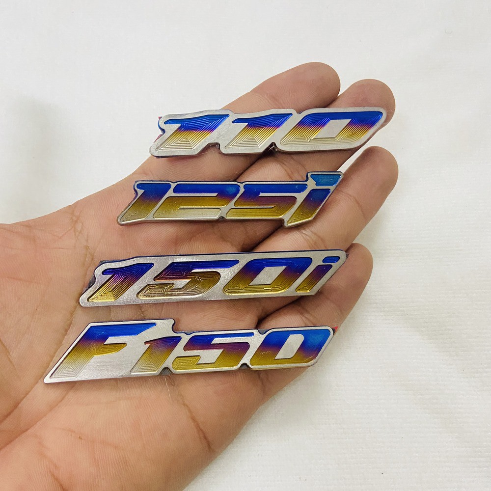BỘ SƯU TẬP TEM DÁN TRANG TRÍ XE MÁY TITANNIUM KIỂU SỐ 150i, 125i, 110, F150,dán trang trí xe thể hiện phong cach