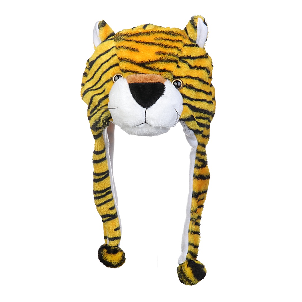 Mũ Beanie Nhồi Bông Hình Động Vật Hoạt Hình Vui Nhộn Giữ Ấm Mùa Đông Cho Người Lớn Và Trẻ Em