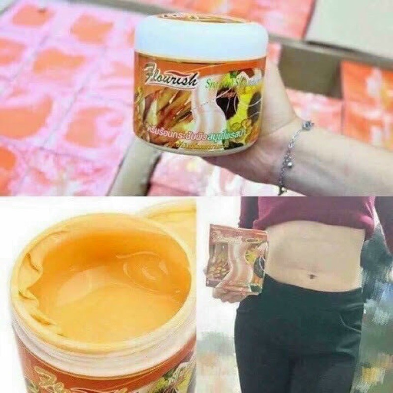 CHÍNH HÃNG Kem tan mỡ gừng FLOURISH Thái Lan 700ml