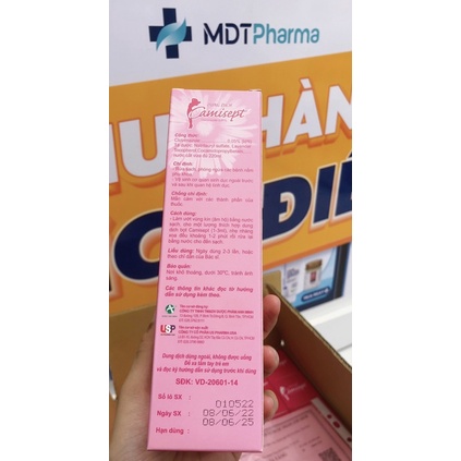 Dung Dịch Vệ Sinh Phụ Nữ CAMISEPT chai 200ml