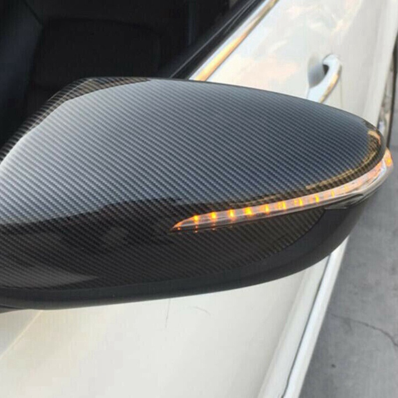 Vỏ gương chiếu hậu bằng sợi Carbon cho Suzuki Vitara SX4 S-Cross 2015-2019 Cánh bên hông Nắp gương chiếu hậu