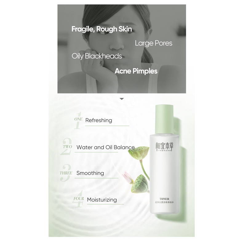 Toner INOHERB hạt hoa sen làm sạch da - Lotus Seed Purifying 200ml