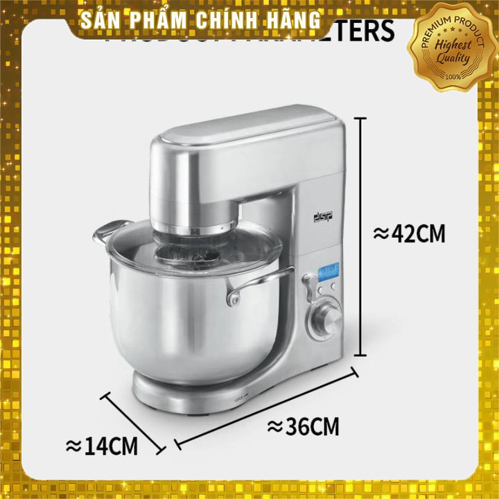 Máy trộn bột, đánh trứng thương hiệu cao cấp DSP KM3032 - Dung tích: 10 lít - Công suất: 1500W - Hàng Nhập Khẩu AD