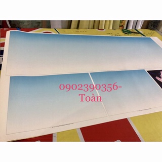 Decal dán hồ cá - Phong cách Open Sky