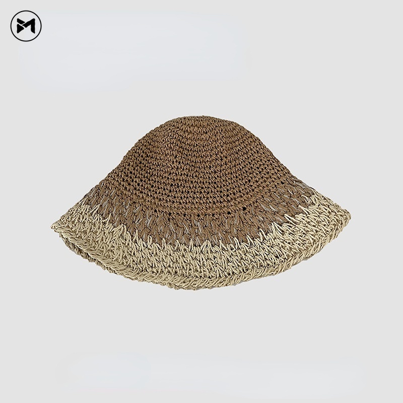 Mũ Cói Rộng Vành Chống Nắng Nhiều Màu Sắc Thời Trang Đi Biển Cho Nữ