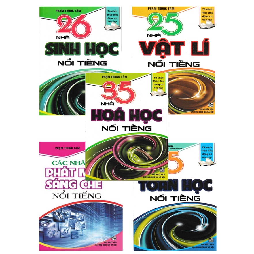 Sách - Combo Các Nhà Khoa Học Nổi Tiếng (Bộ 5 cuốn)