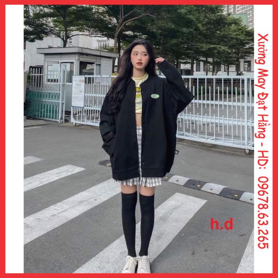 Áo khoác cadigan in chữ Regod form rộng rãi phong cách unisex Hàn quốc giá rẻ tận xưởng<3