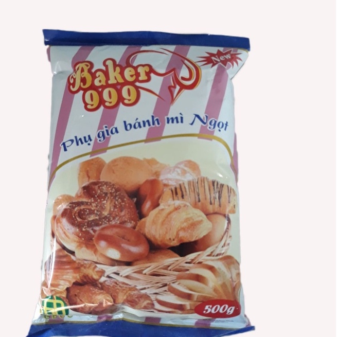 Phụ gia bánh mì ngọt  BAKER 999 gói 500gram