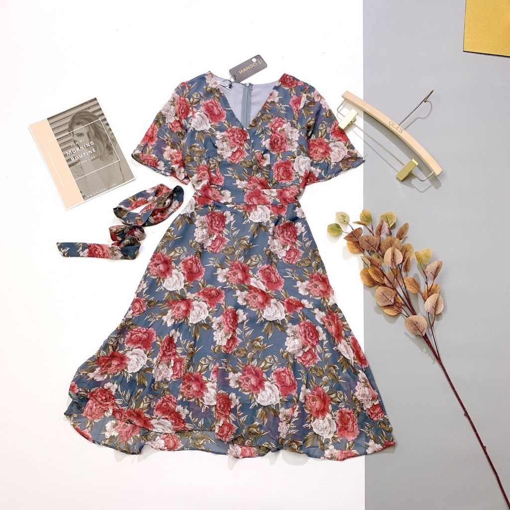 Váy Voan Hoa Hồng