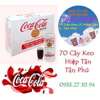 Thùng 24 lon Nước ngọt COCA COLA PLUS lon 320ml / Lốc 6 lon Nước ngọt COCACOLA PLUS lon 320ml