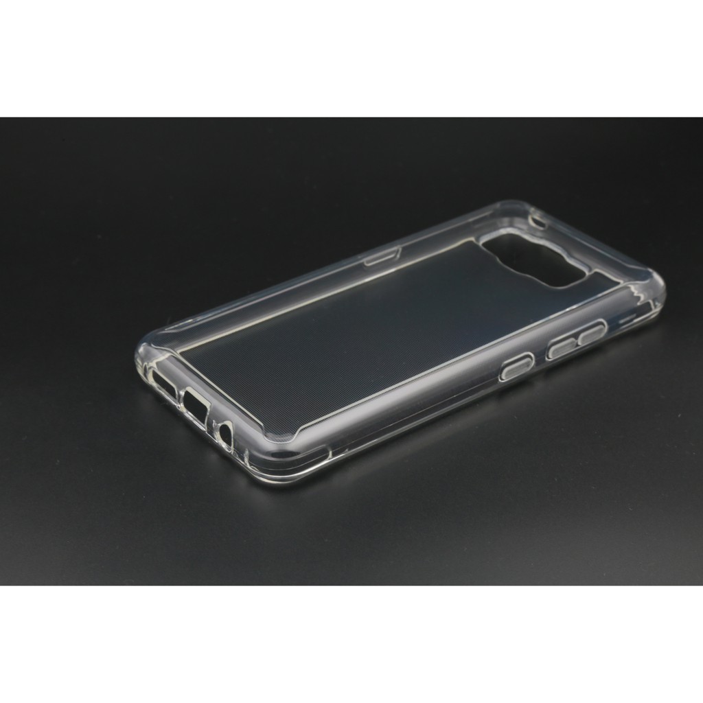 Ốp lưng Samsung S8 Active Silicon Dẻo Trong Suốt Lâu Ố Vàng