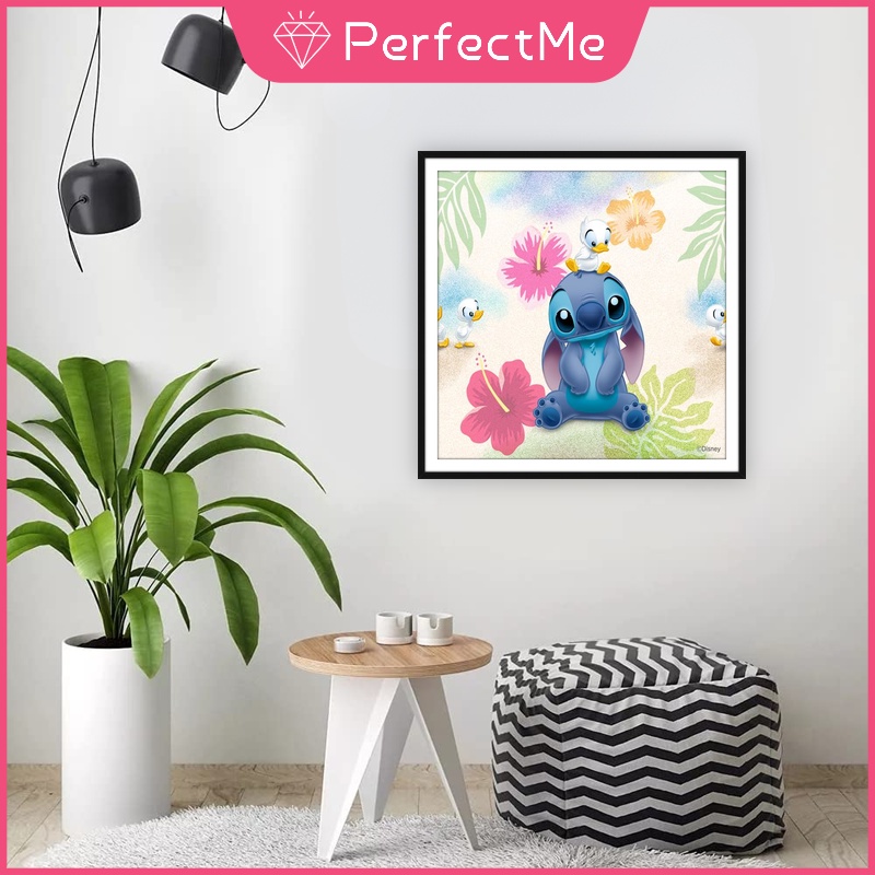 Bộ Tranh Đính Đá 5d Tự Làm 40x40cm Hình Hoạt Hình Disney Độc Đáo