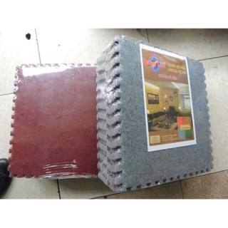 Thảm xốp ghép sàn-xốp ghép nỉ tường lâm 40*40-1 bịch/15 tấm