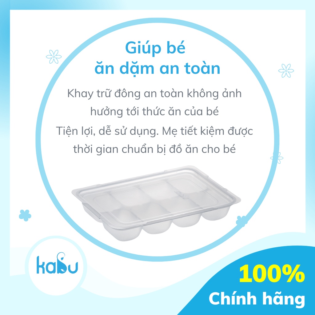 KABU - Khay Trữ Đông Đồ Ăn Dặm Cho Bé Richell Nhật Bản