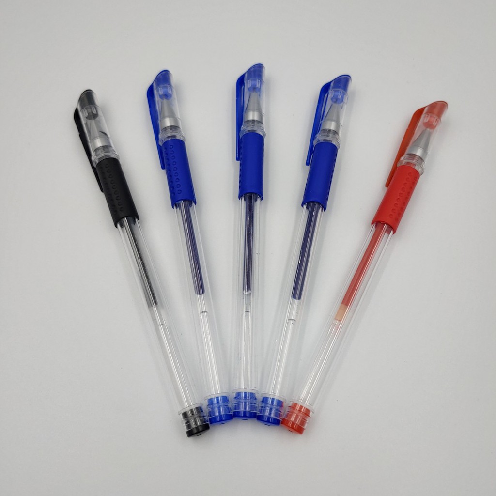 ✅  Bút Bi Gel Nước - Đủ Màu - Xanh/Đỏ/Đen