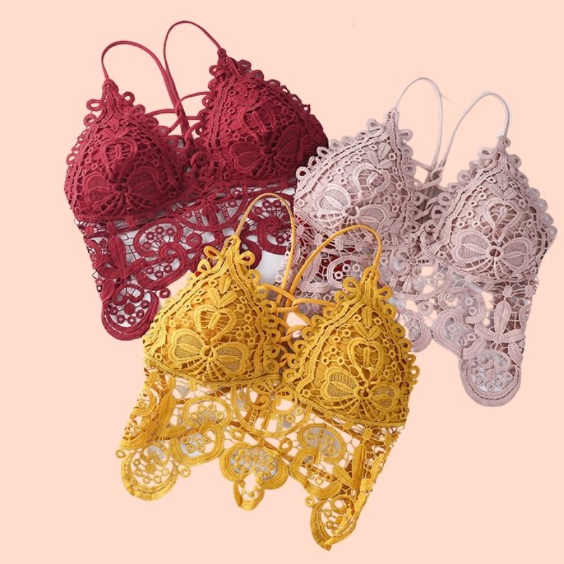 Áo Lót Nữ Sexy Quyến Rũ SU Official, Áo Bikini Len Có Sản Mút 210