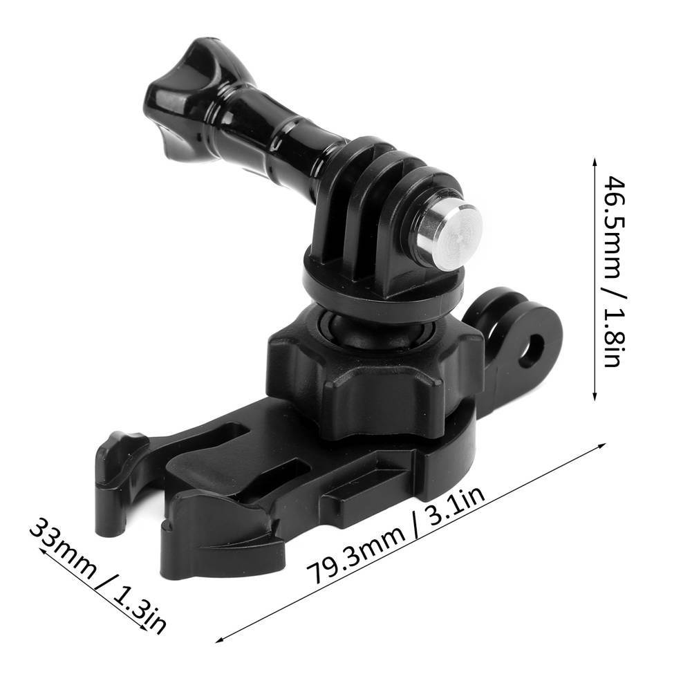 TELESIN Kẹp Gắn Máy Ảnh Xoay 360 Độ Cho Ba Lô