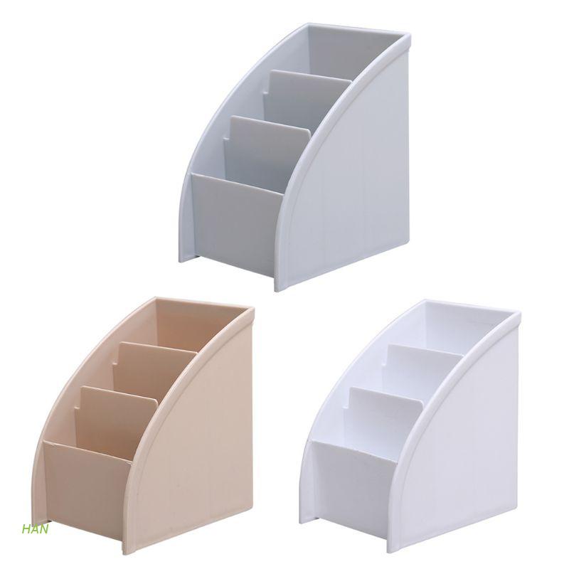 Hộp đựng điều khiển từ xa/điện thoại 3 ngăn để bàn tiện dụng