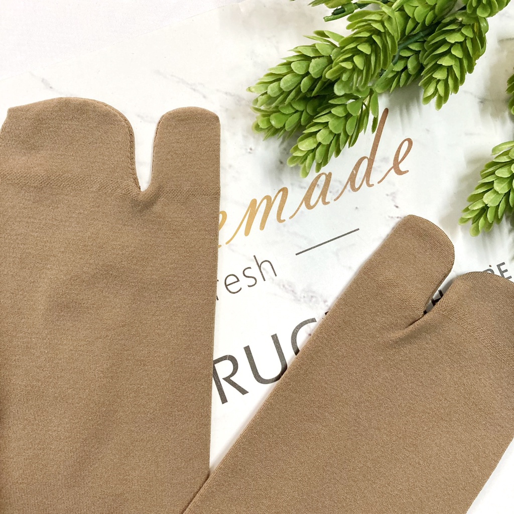 Tất Vớ Nữ màu da kiểu xỏ ngón - Chất liệu thun dày vừa mềm mại - MAU3