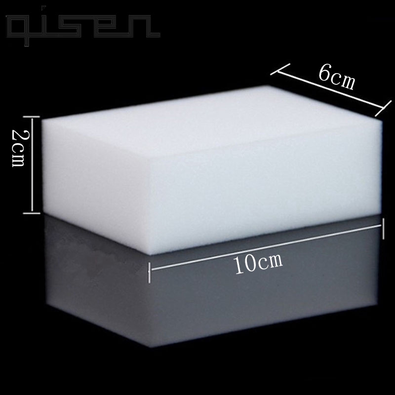1 Miếng Bọt Biển Nano Rửa Chén Màu Trắng Tiện Dụng Cho Nhà Tắm / Văn Phòng