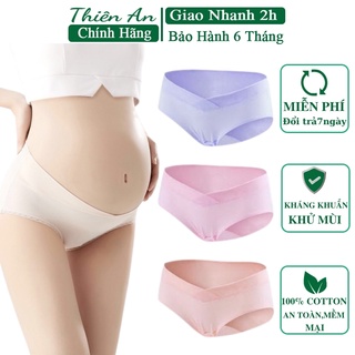 Quần lót bầu và sau sinh, quần lót cạp chéo cotton thông hơi