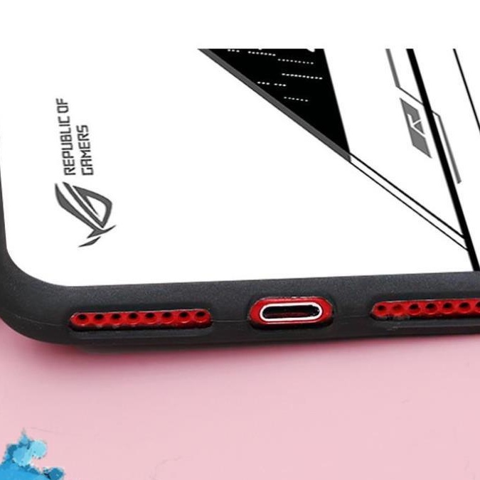 Ốp lưng kính 3D cho iPhone 5/5s/SE - iPhone 6/6s - iPhone 6+/6s Plus - iPhone 7/8 - iPhone 7 Plus/IP 8 Plus - ROG Gaming