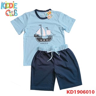 Đồ Bộ Bé Trai - Thun Cotton - Đồ Mặc Nhà - Dành Cho Bé Trai Từ 2 đến 8 Tuổi - KIDDIECLUB - KD1906010