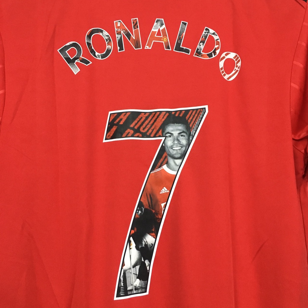 Bộ quần áo đá banh Ngôi sao Ronaldo CR7 MU đỏ 2023 bản đặc biệt
